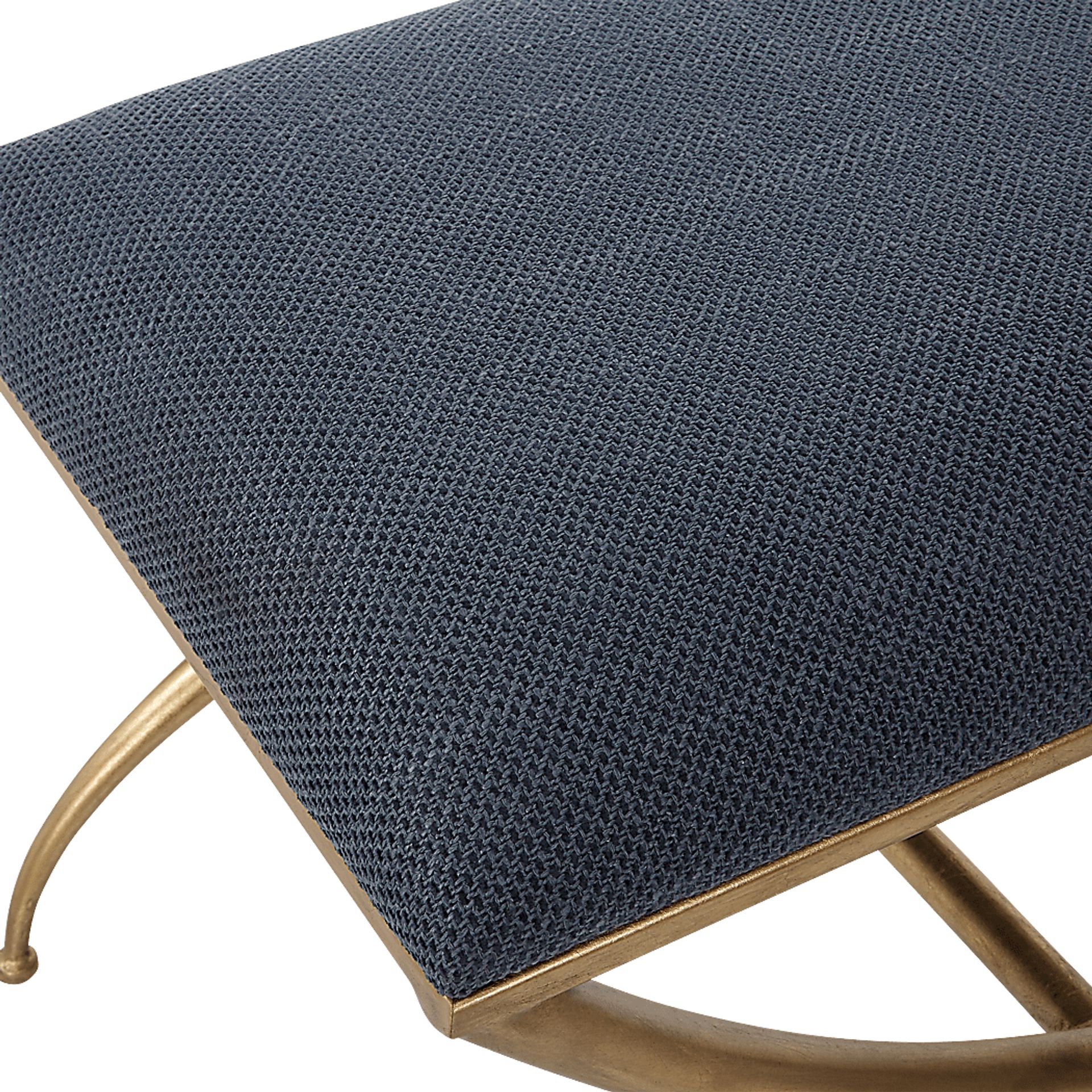 Calaria Navy Accent Bench - Image 3