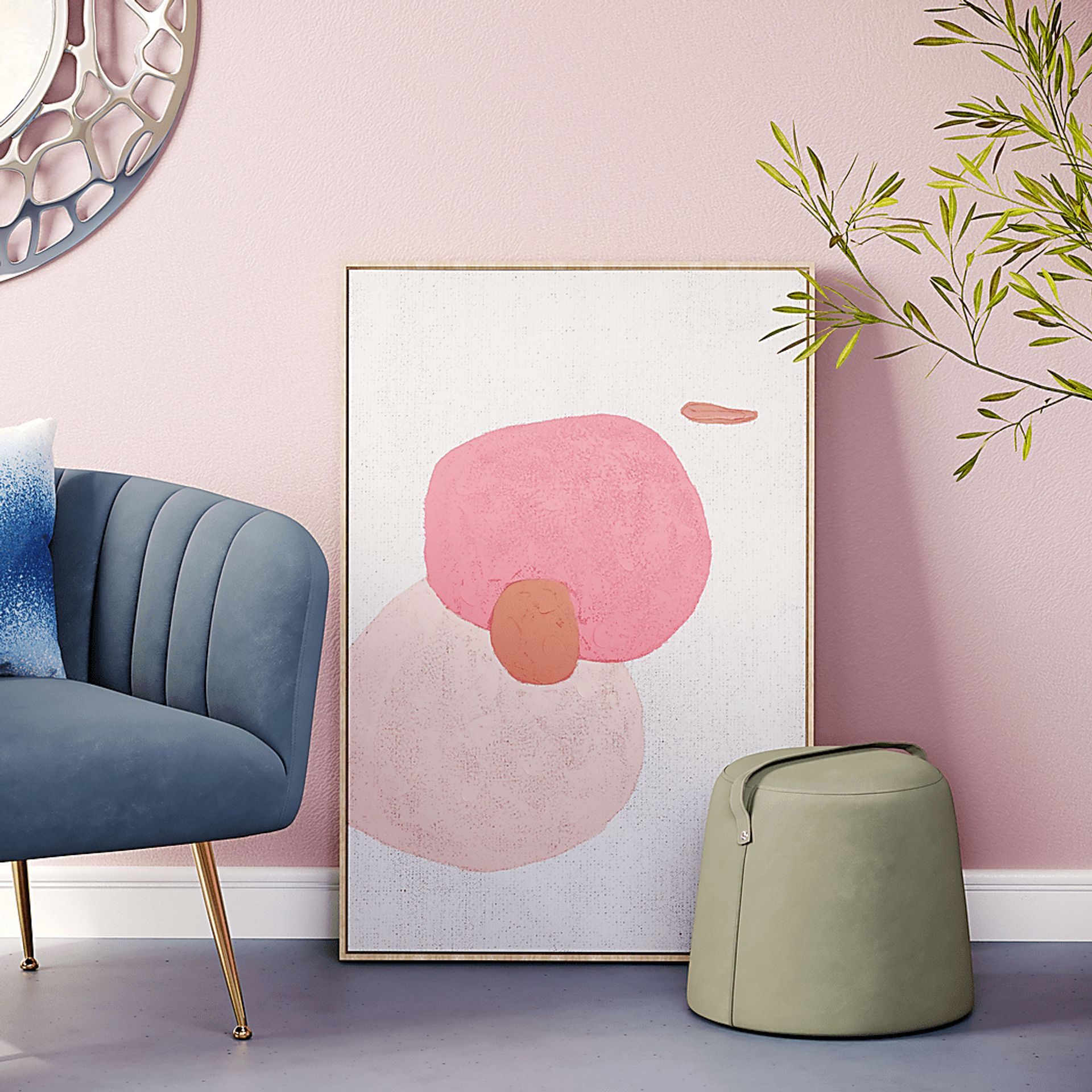 Calatrava Pink Wall Art - Image 4