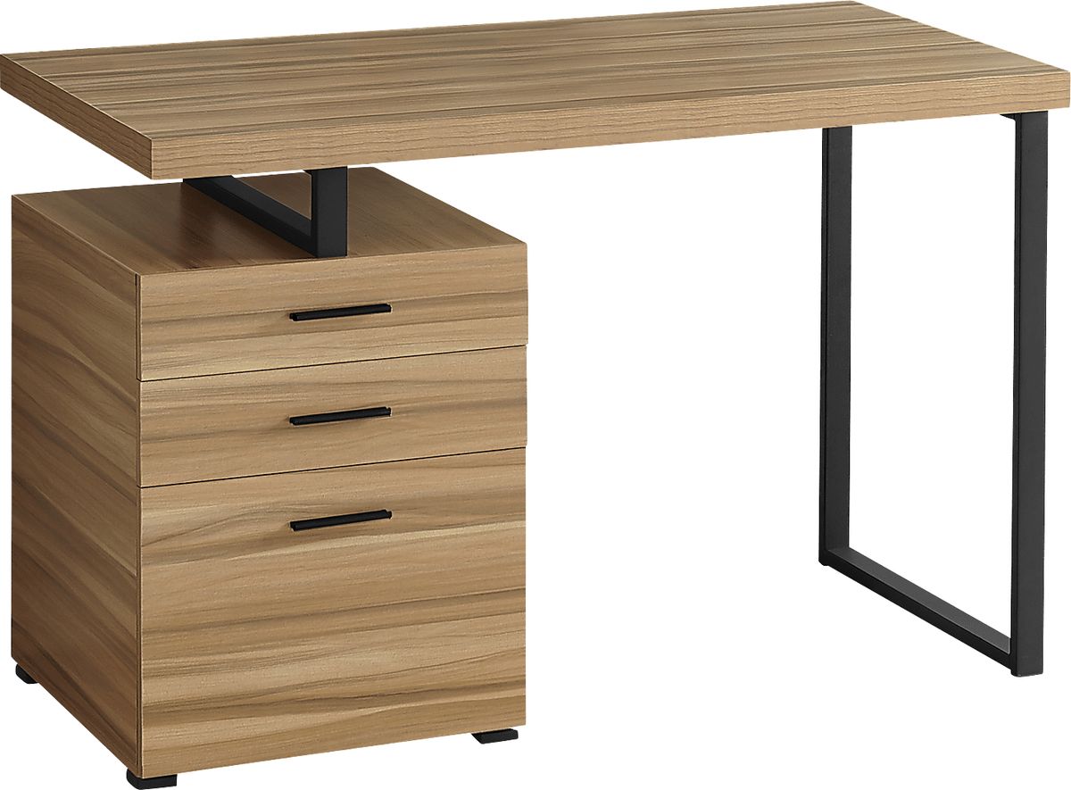 Calavetti Brown Dark Wood Desk | Rooms to Go