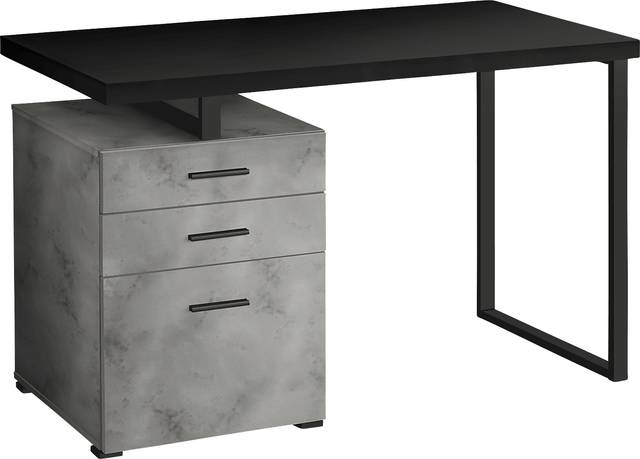 Calavetti Charcoal Desk - Thumbnail - Image 1