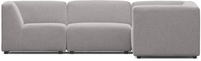 Calay 5 Pc Outdoor Sectional with Ash Slipcovers - Thumbnail - Image 4