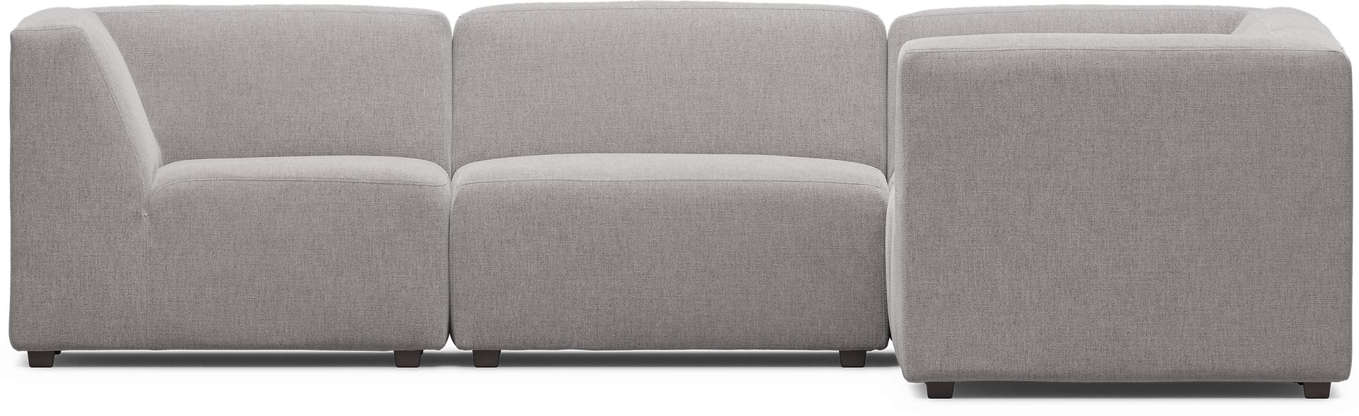 Calay 5 Pc Outdoor Sectional with Ash Slipcovers - Image 4