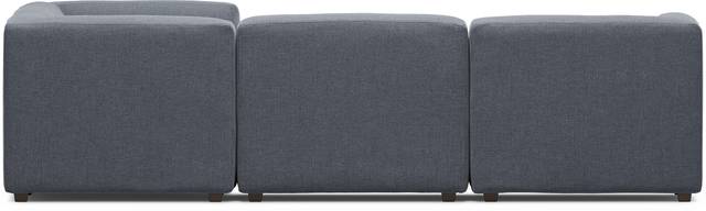 Calay 5 Pc Outdoor Sectional with Denim Slipcovers - Thumbnail - Image 3