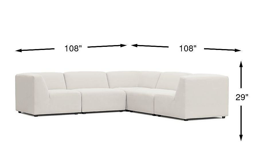 Cindy Crawford Calay Vapor Gray 5 Pc Outdoor Sectional | Rooms to Go