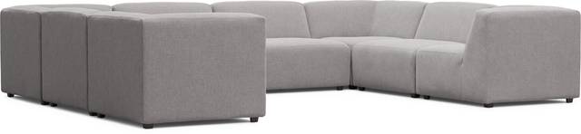 Calay 8 Pc Outdoor Sectional with Ash Slipcovers - Thumbnail - Image 3