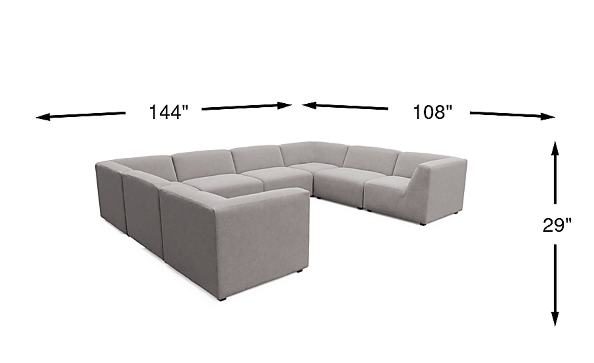 Dimension Image. Please refer to the Dimension Tab on this page for dimension details.