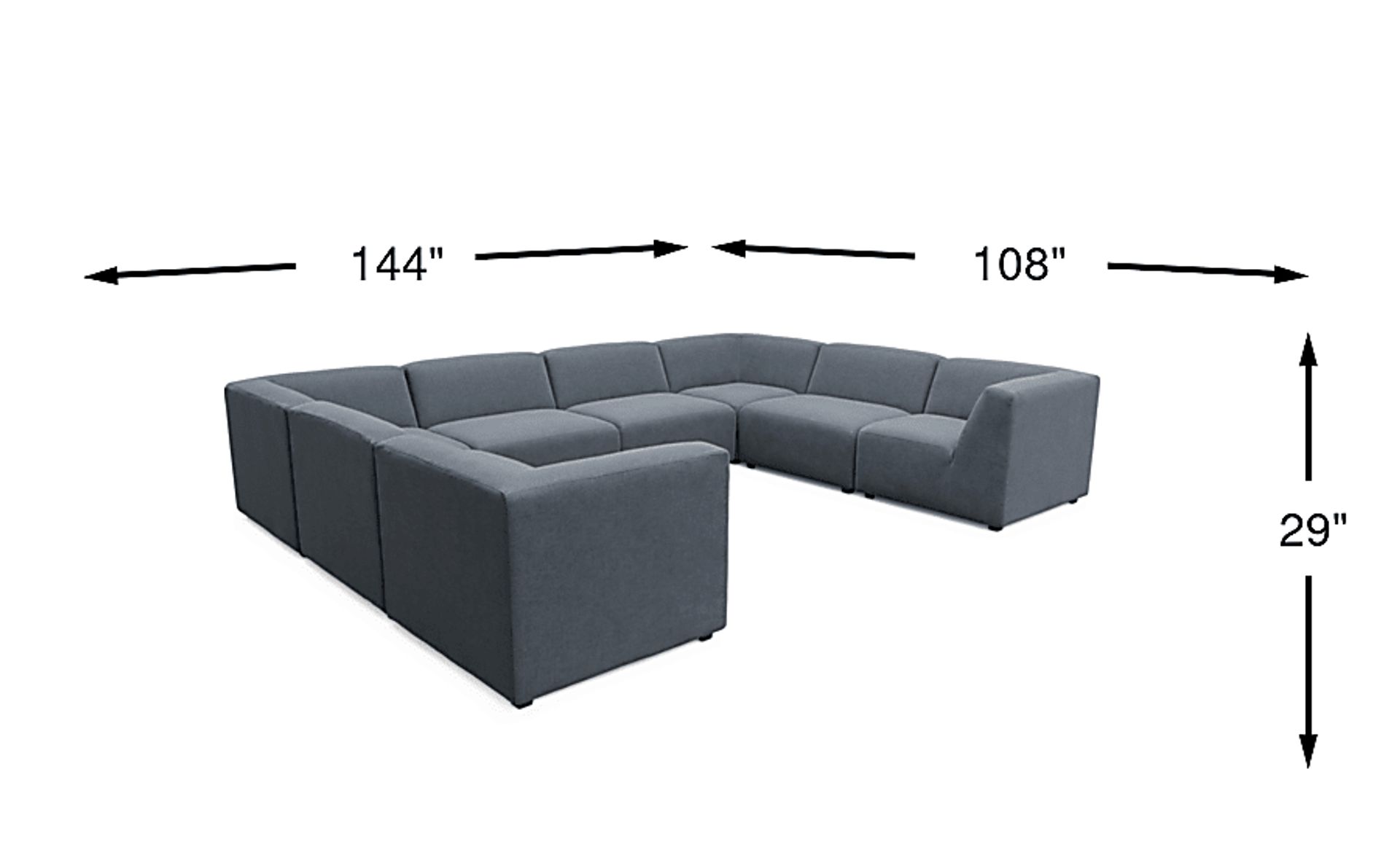 Dimension Image. Please refer to the Dimension Tab on this page for dimension details.