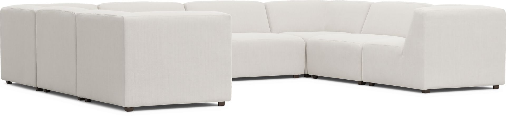 Calay 8 Pc Outdoor Sectional with Vapor Slipcovers - Image 3