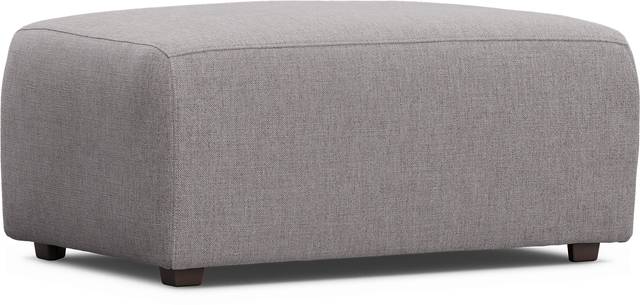 Calay Outdoor Ottoman with Ash Slipcover - Thumbnail - Image 1