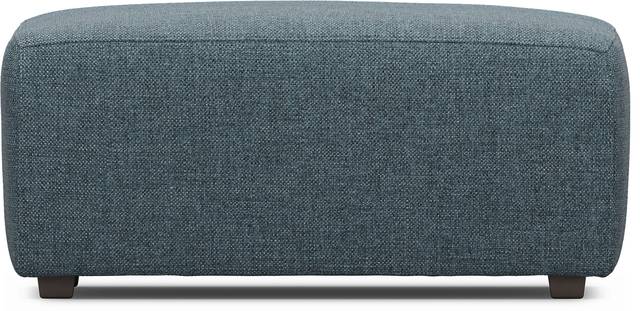 Calay Outdoor Ottoman with Teal Slipcover - Thumbnail - Image 2