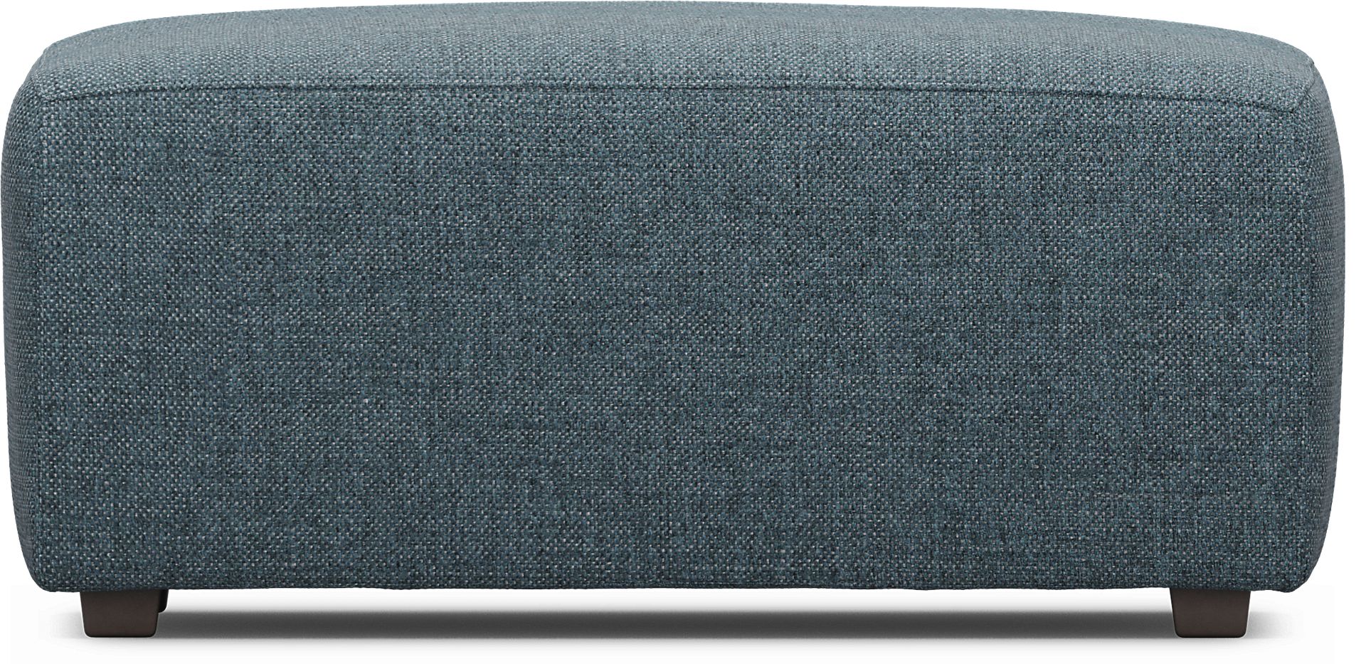Calay Outdoor Ottoman with Teal Slipcover - Image 2