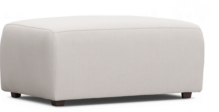 Calay Outdoor Ottoman with Vapor Slipcover