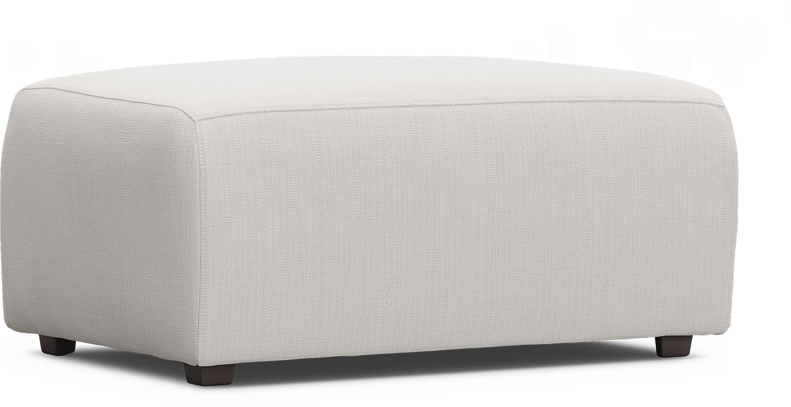 Calay Outdoor Ottoman with Vapor Slipcover