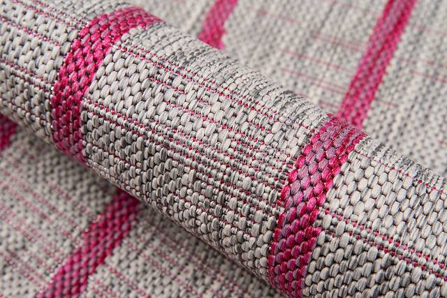 Calbo Pink 7'10 x 10'10 Indoor/Outdoor Rug - Thumbnail - Image 3