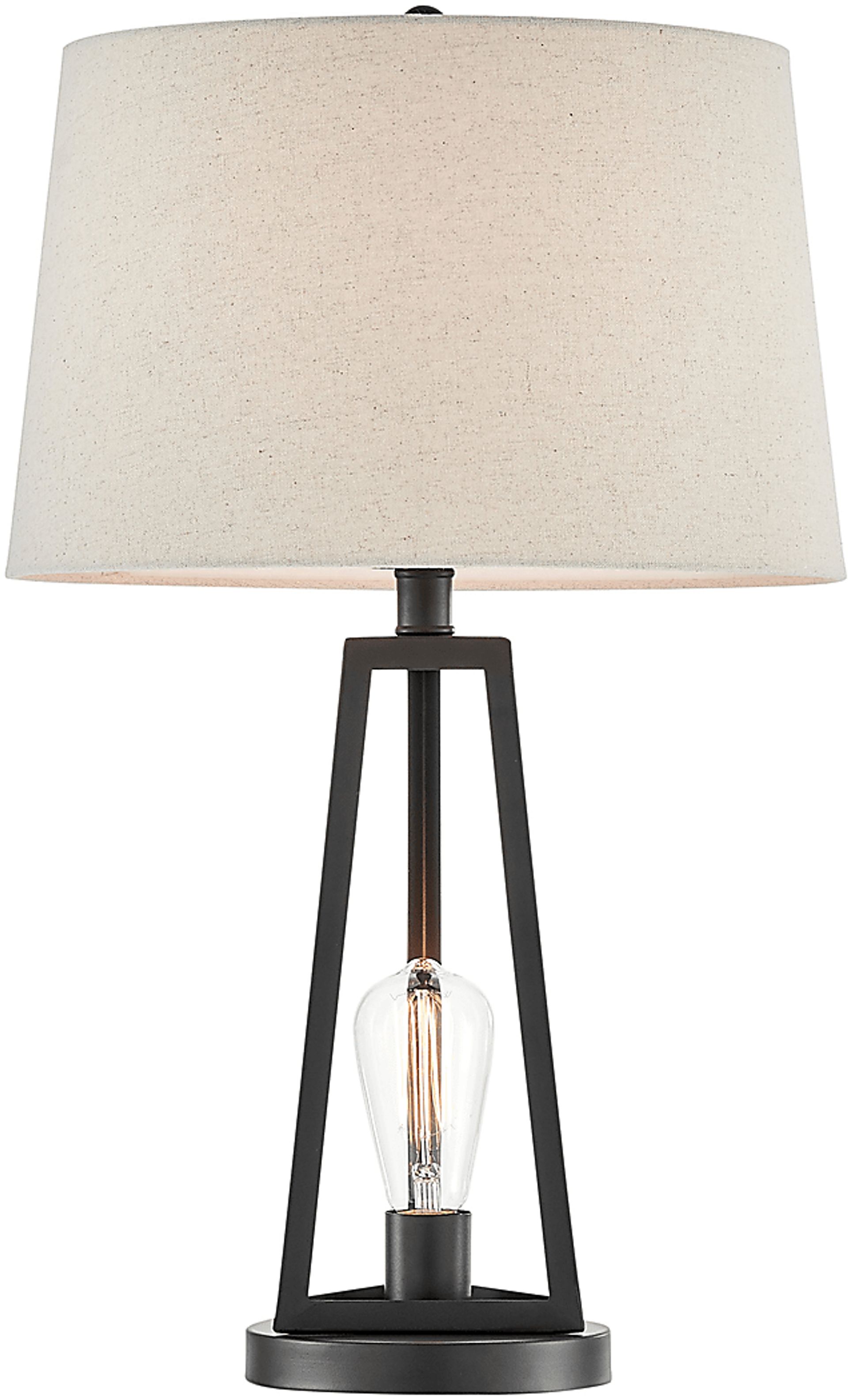Calbria Shade Black Table Lamps, Set of 2 - Image 3
