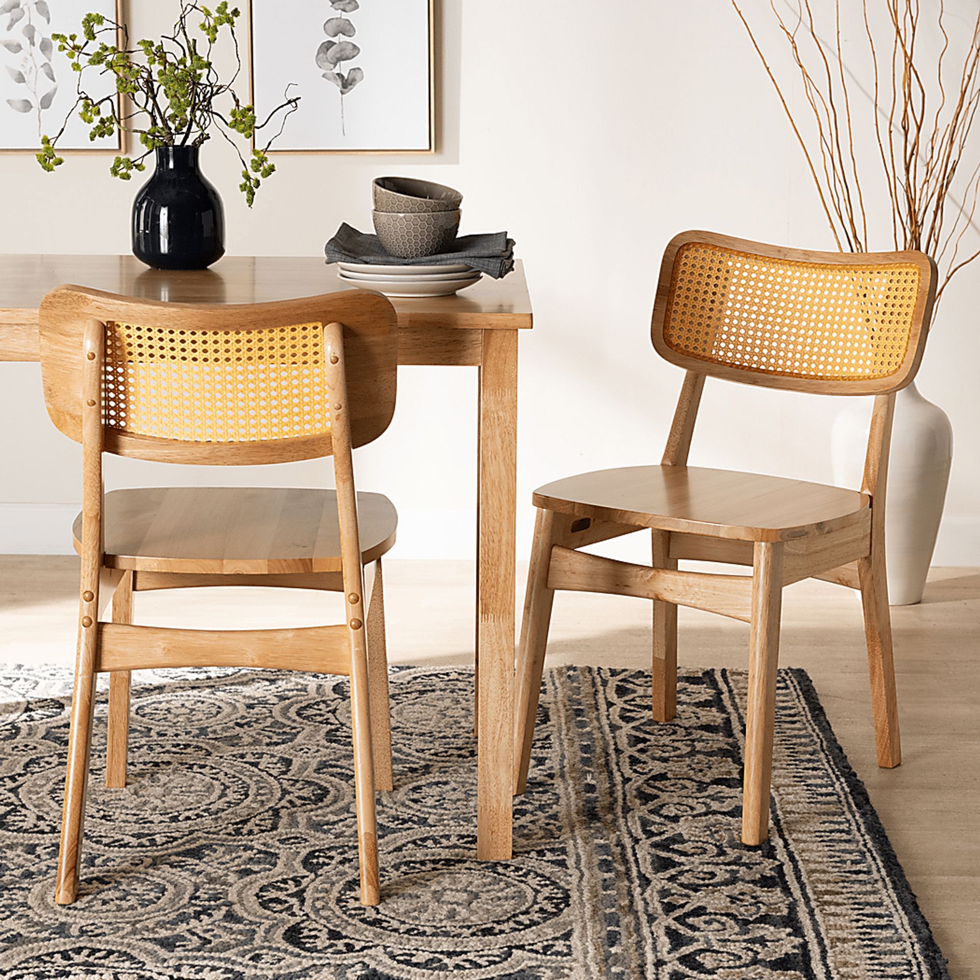 Calcasieu Light Brown Dining Chair, Set of 2 - Image 2