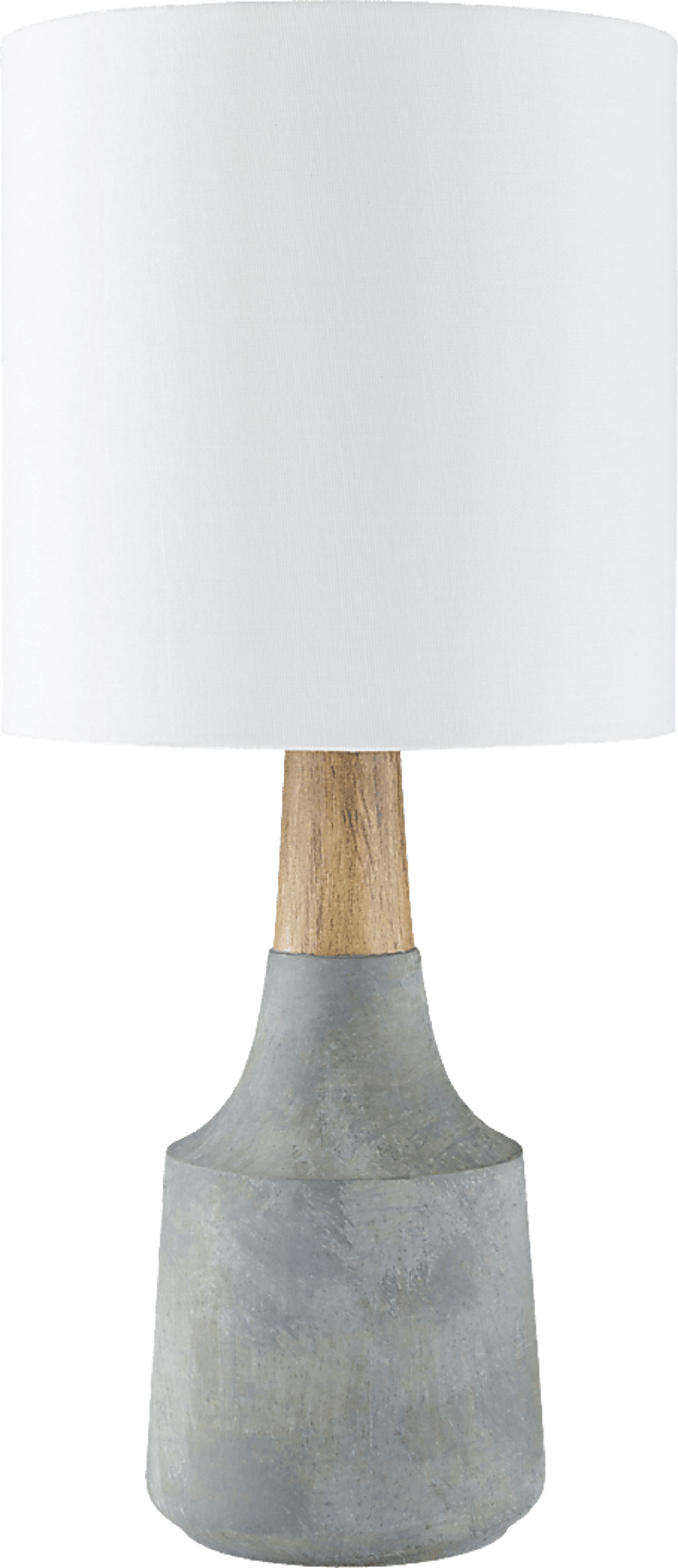 Calcite Circle Blue Lamp - Image 1