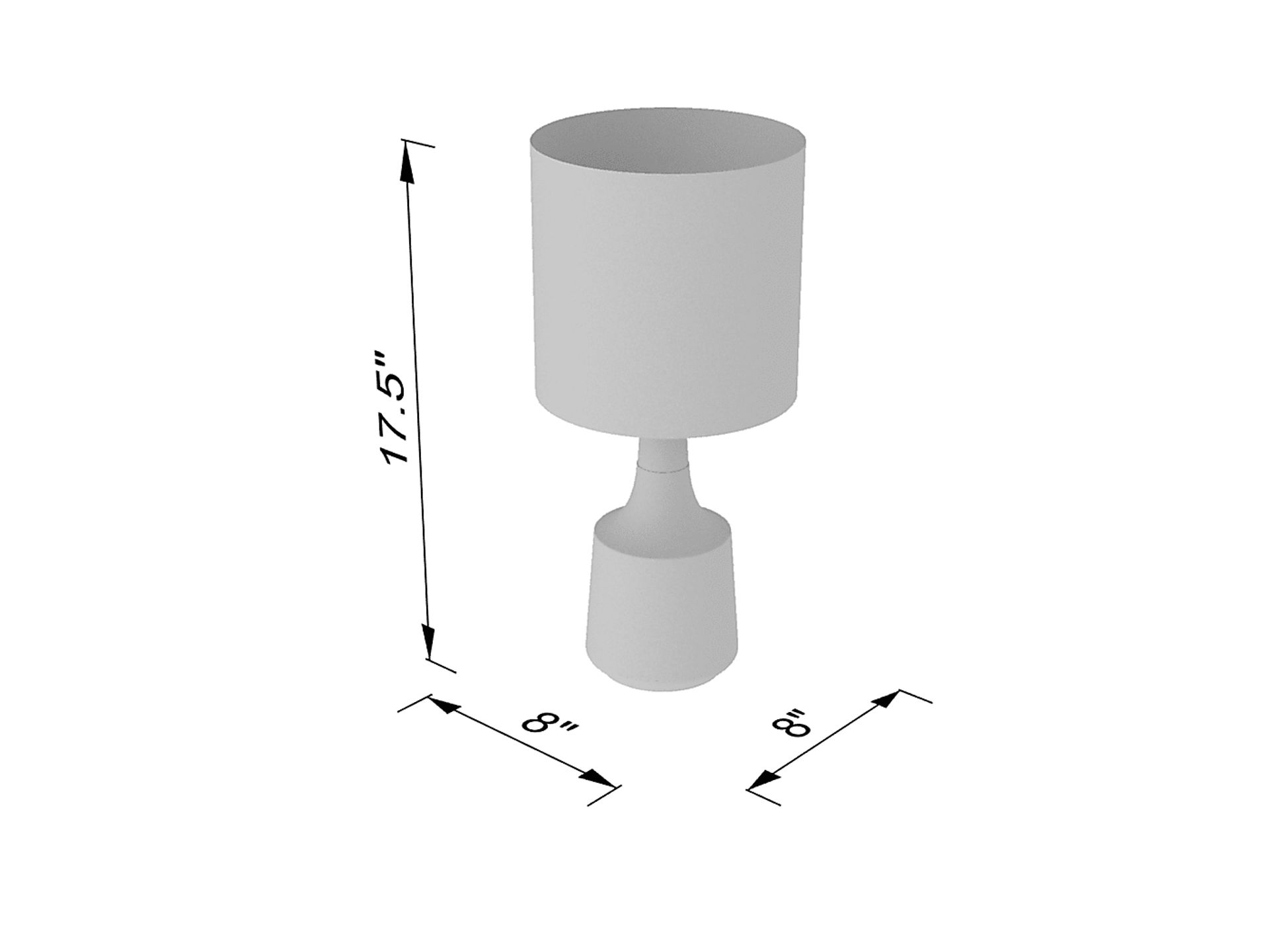 Calcite Circle White Lamp - Image 6