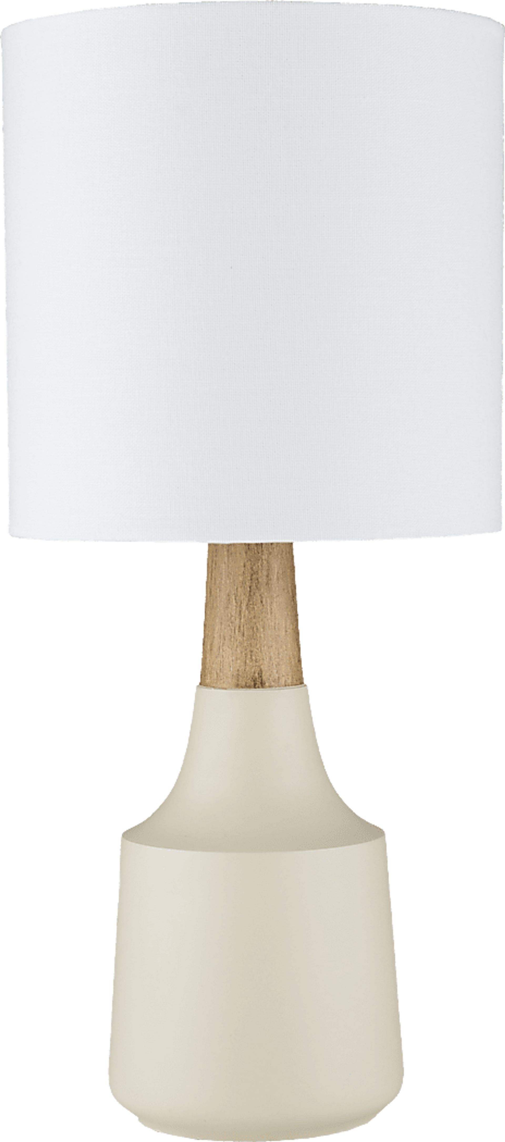 Calcite Circle White Lamp - Image 1