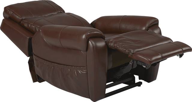 Calden Brown Lift Chair Dual Power Recliner - Thumbnail - Image 3