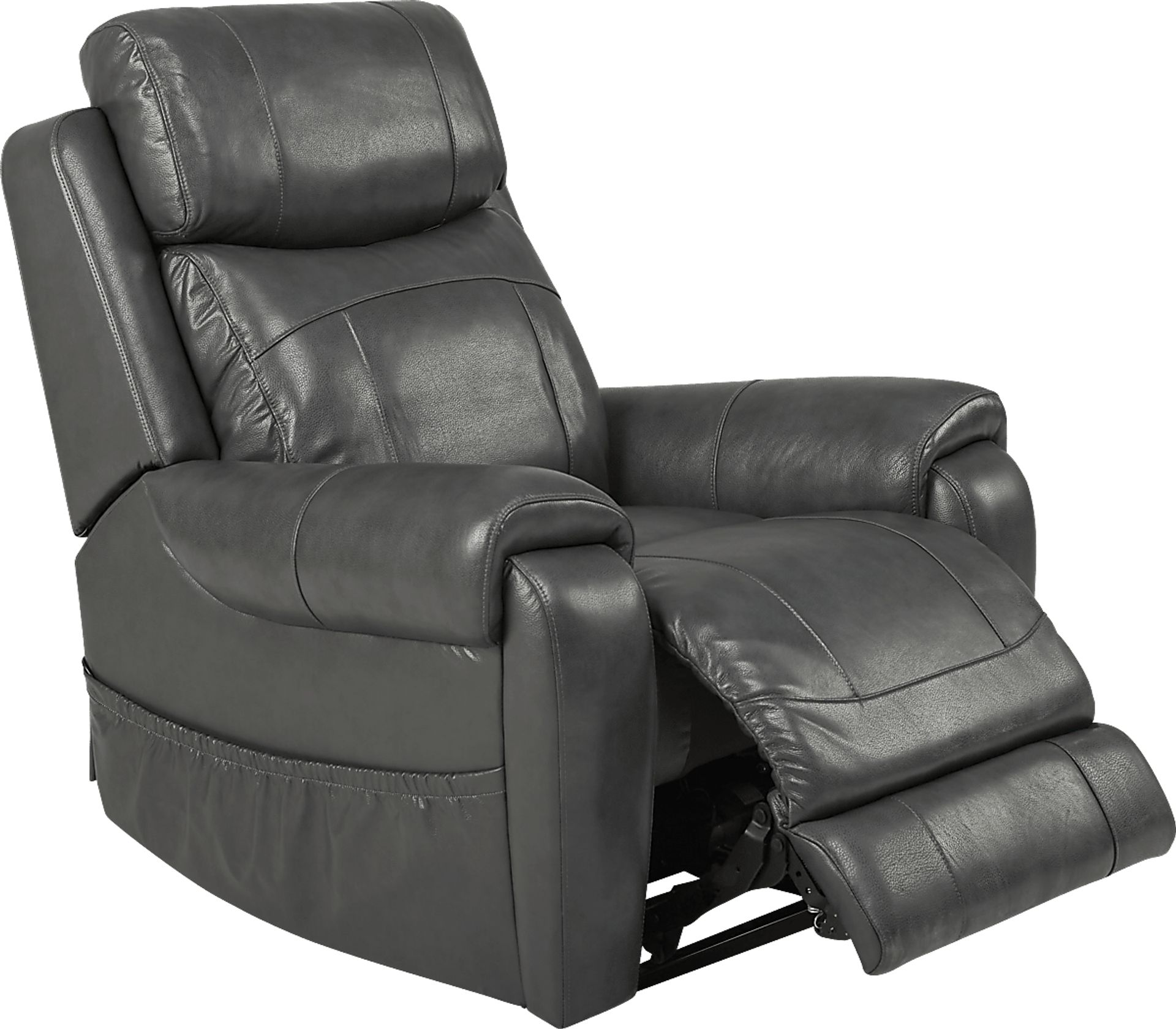 Calden Gray Lift Chair Dual Power Recliner - Image 2