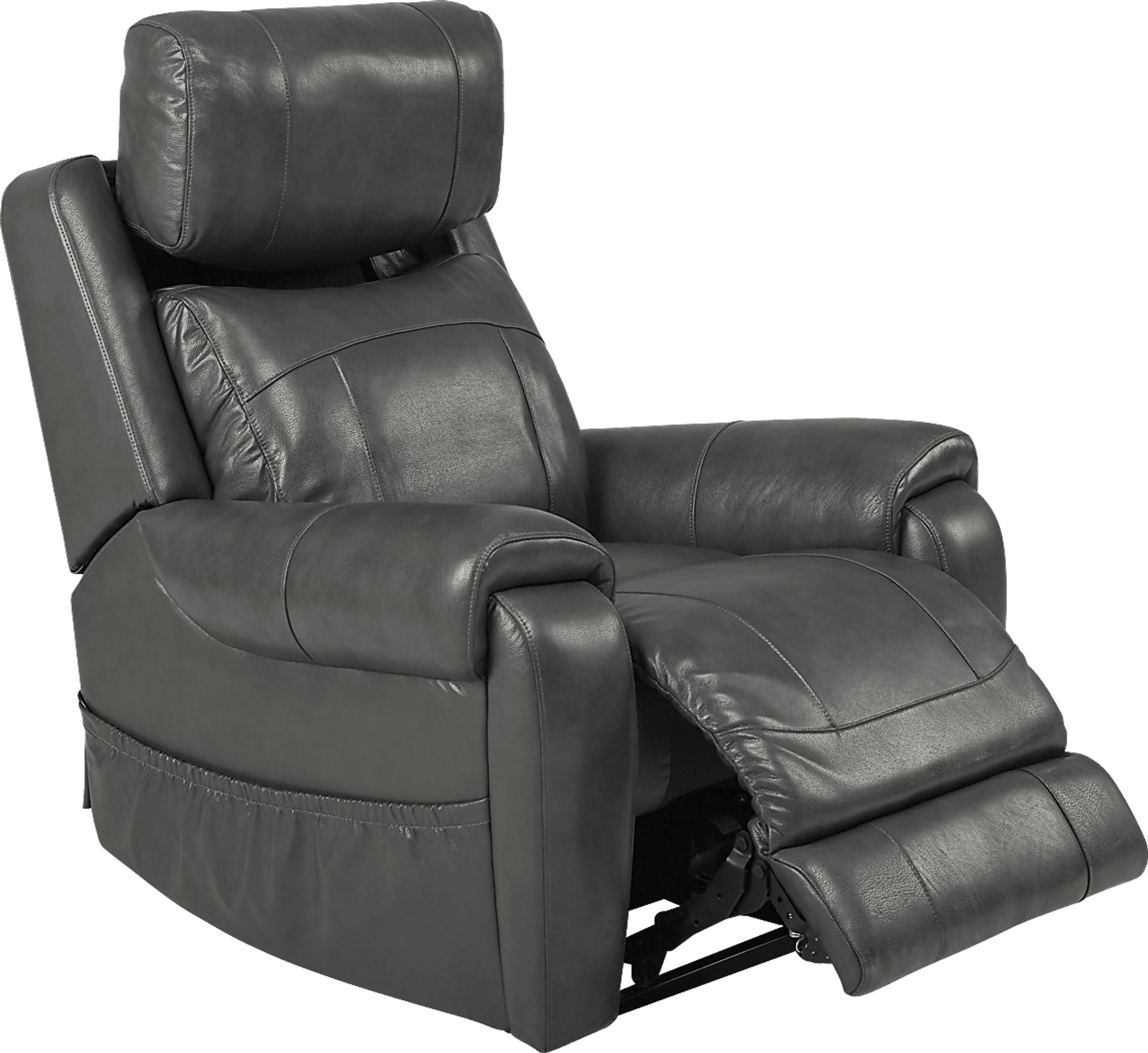 Calden Gray Lift Chair Dual Power Recliner - Image 3