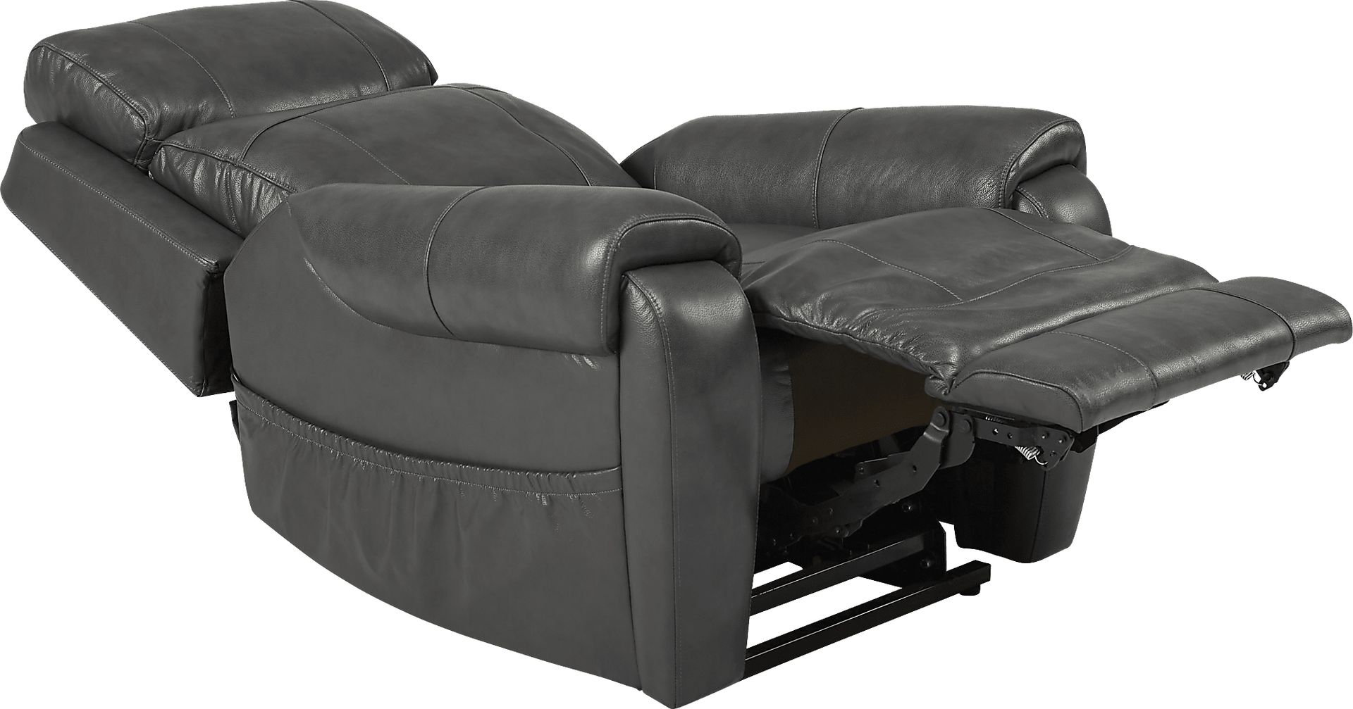 Calden Gray Lift Chair Dual Power Recliner - Image 5