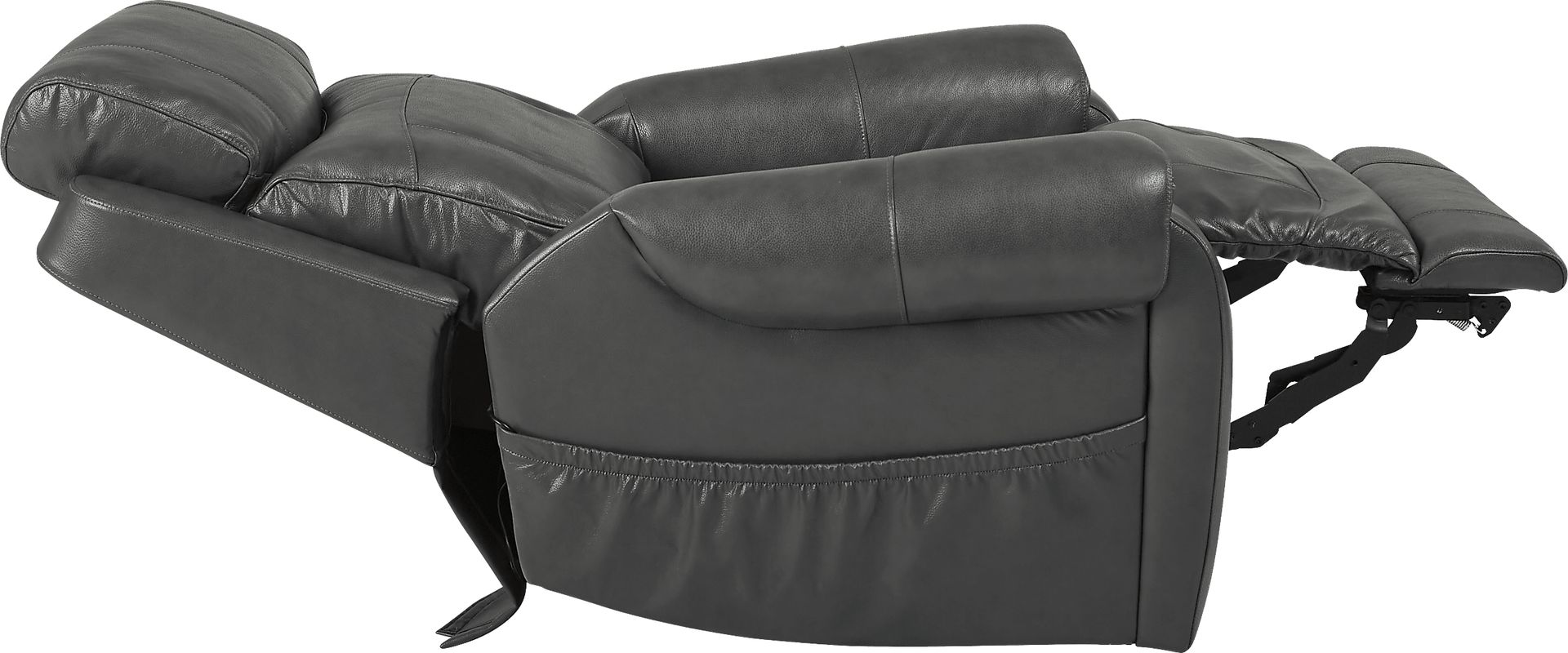 Calden Gray Lift Chair Dual Power Recliner - Image 6