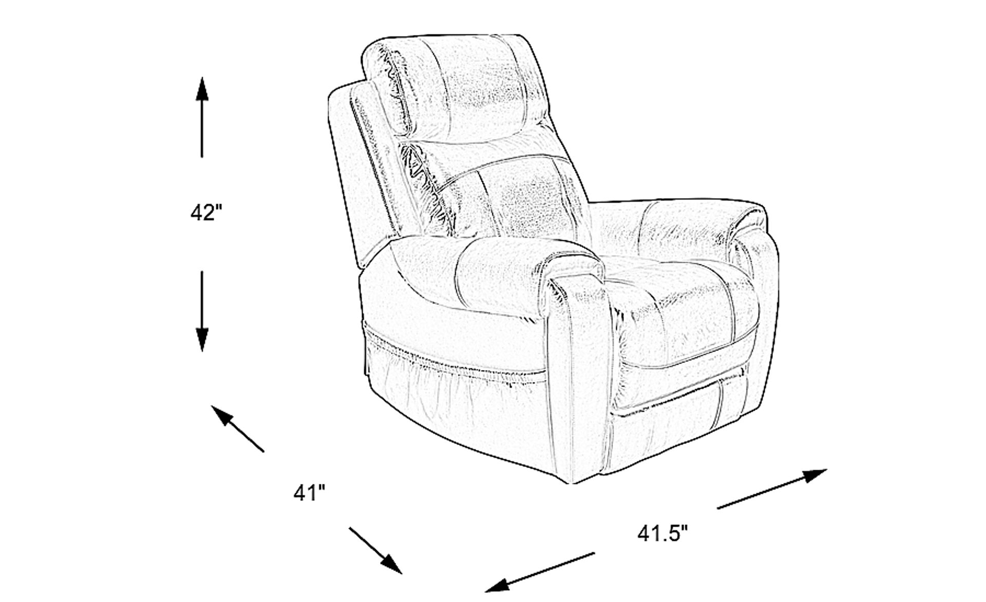 Dimension Image. Please refer to the Dimension Tab on this page for dimension details.