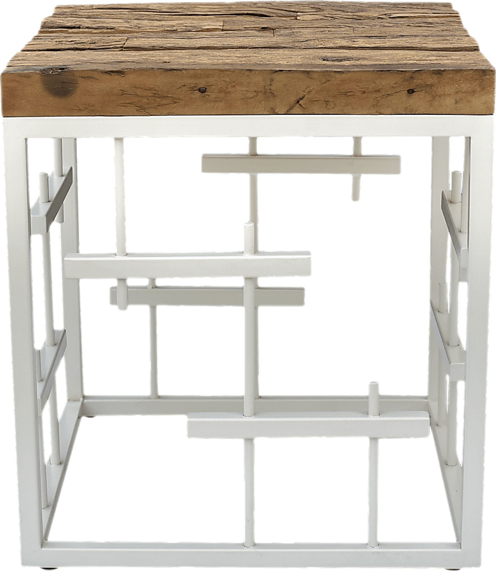 Calderwood White Side Table - Image 3