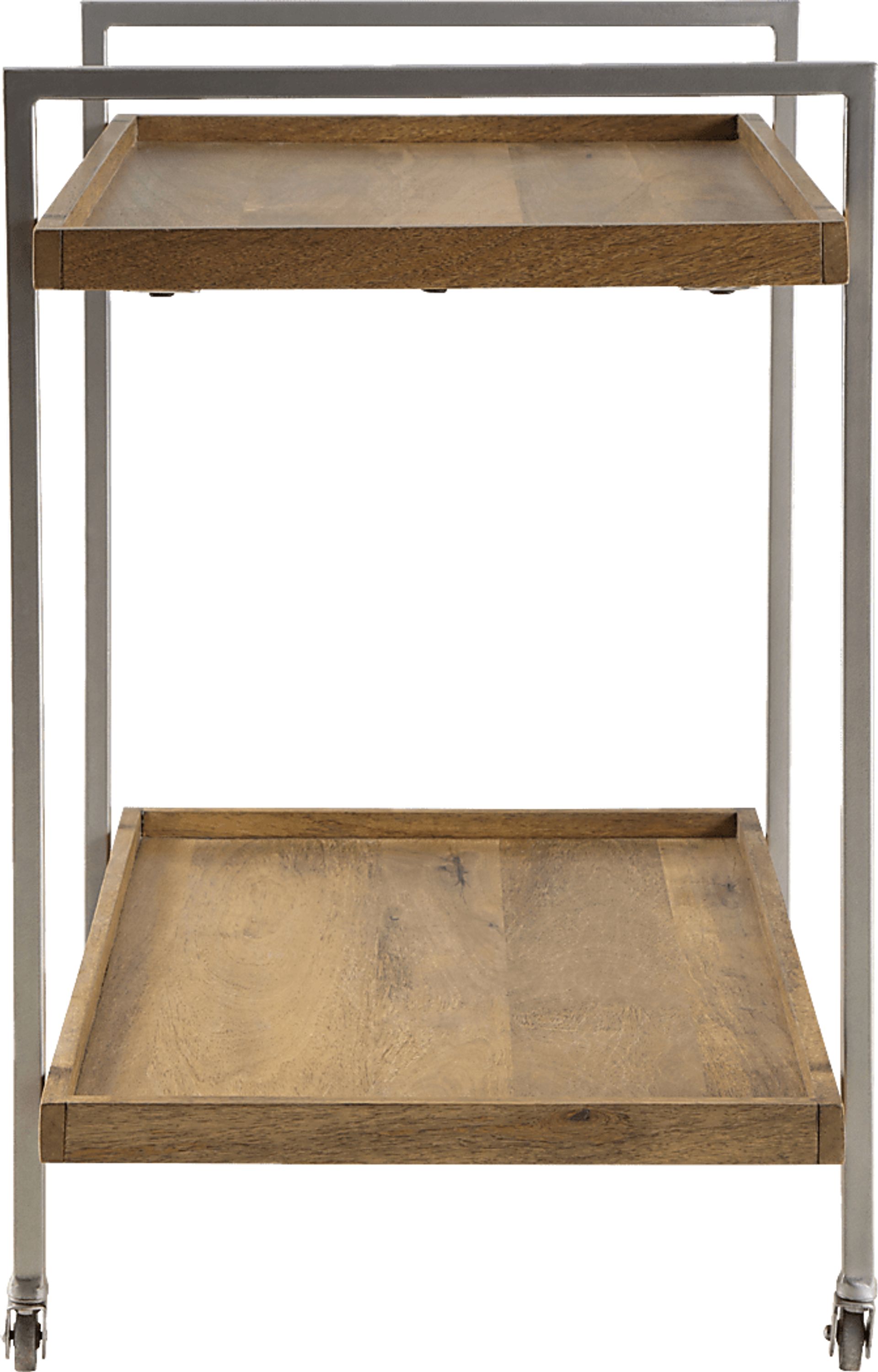 Caldicot Brown Bar Cart - Image 4