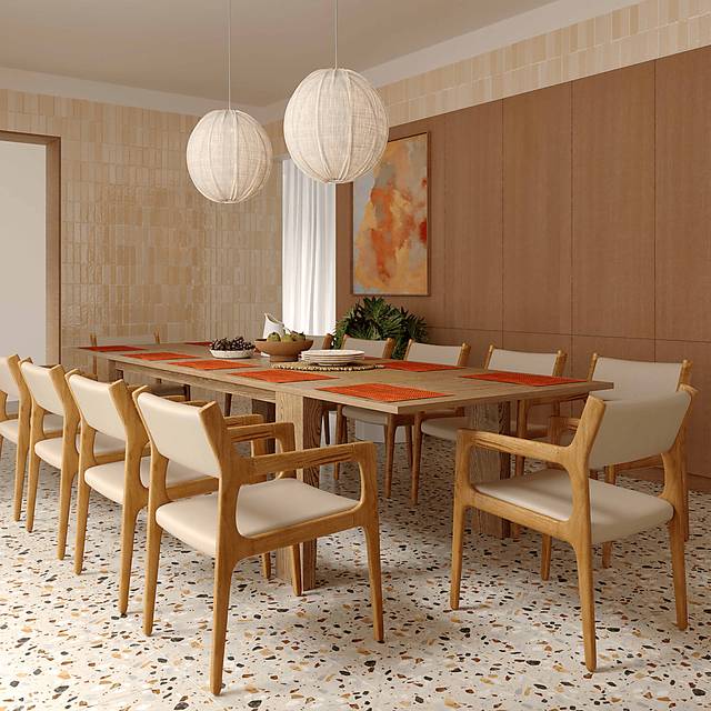 Caldroney Brown Dining Table - Thumbnail - Image 2