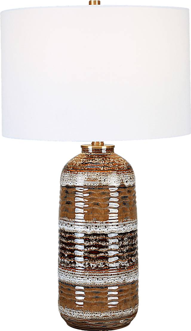 Caleb Reef Brown Lamp - Thumbnail - Image 1