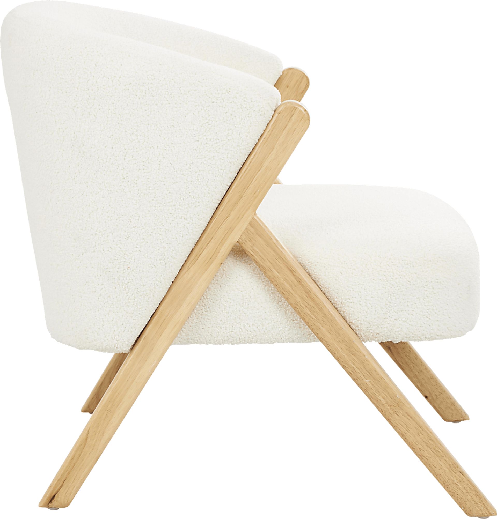 Caledo White Accent Chair - Image 4