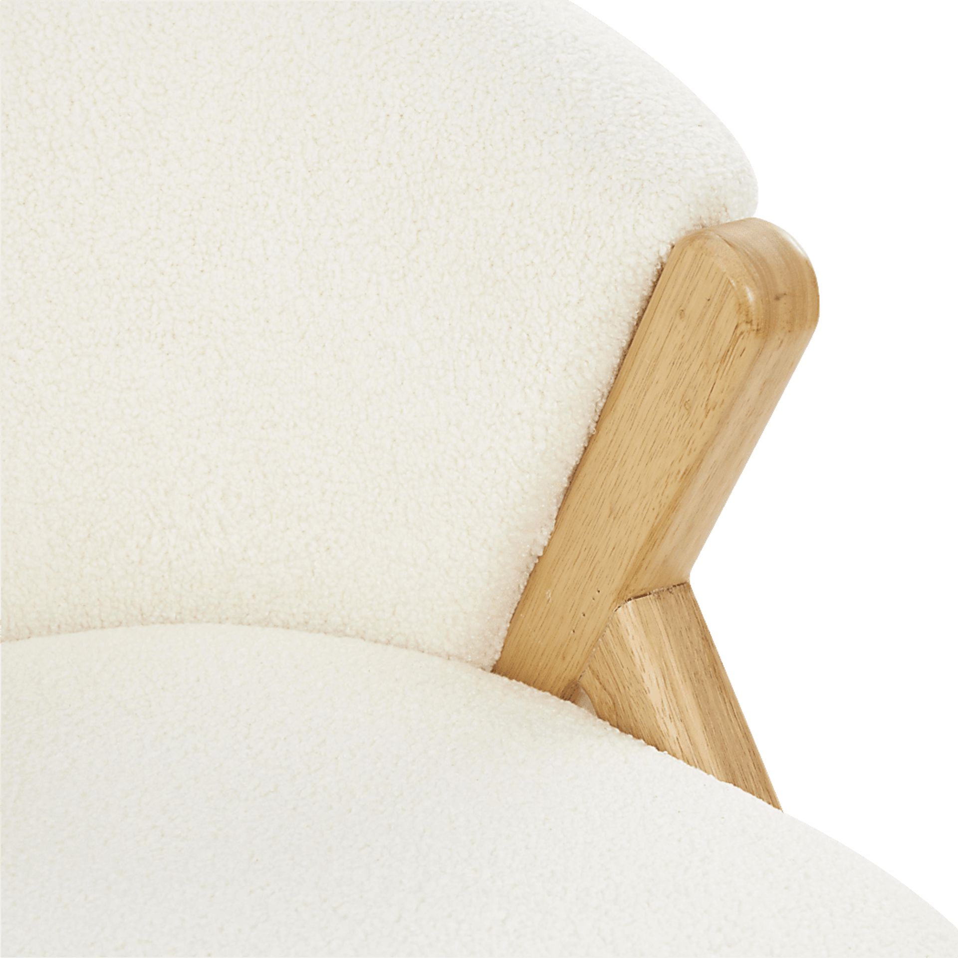 Caledo White Accent Chair - Image 6