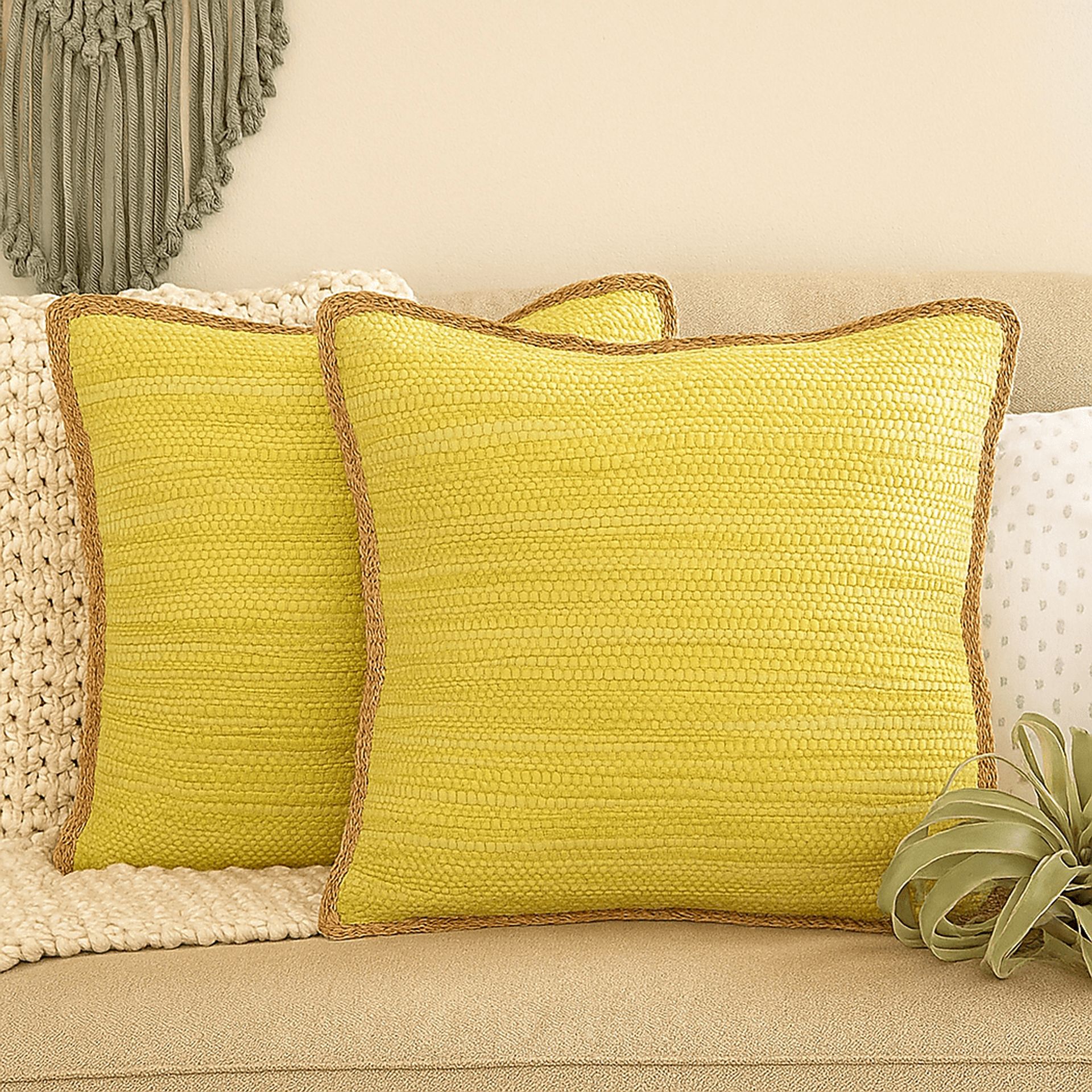 Caleduff Yellow Accent Pillow, Set of 2 - Image 2