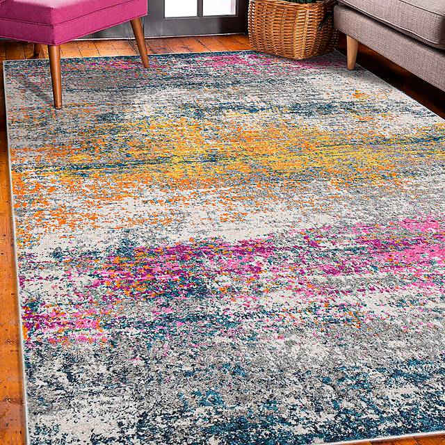 Calenora Orange/Pink 5'3 x 7'6 Rug - Thumbnail - Image 2