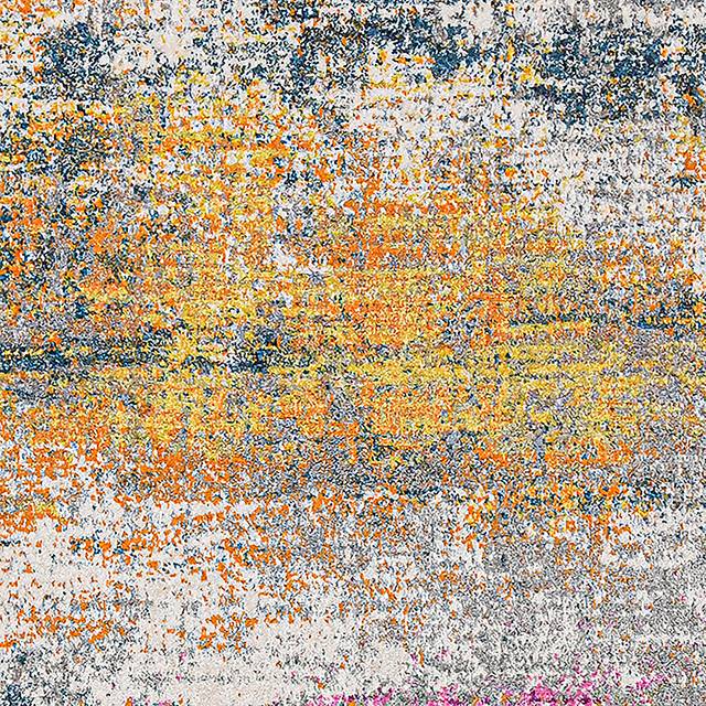 Calenora Orange/Pink 5'3 x 7'6 Rug - Thumbnail - Image 7