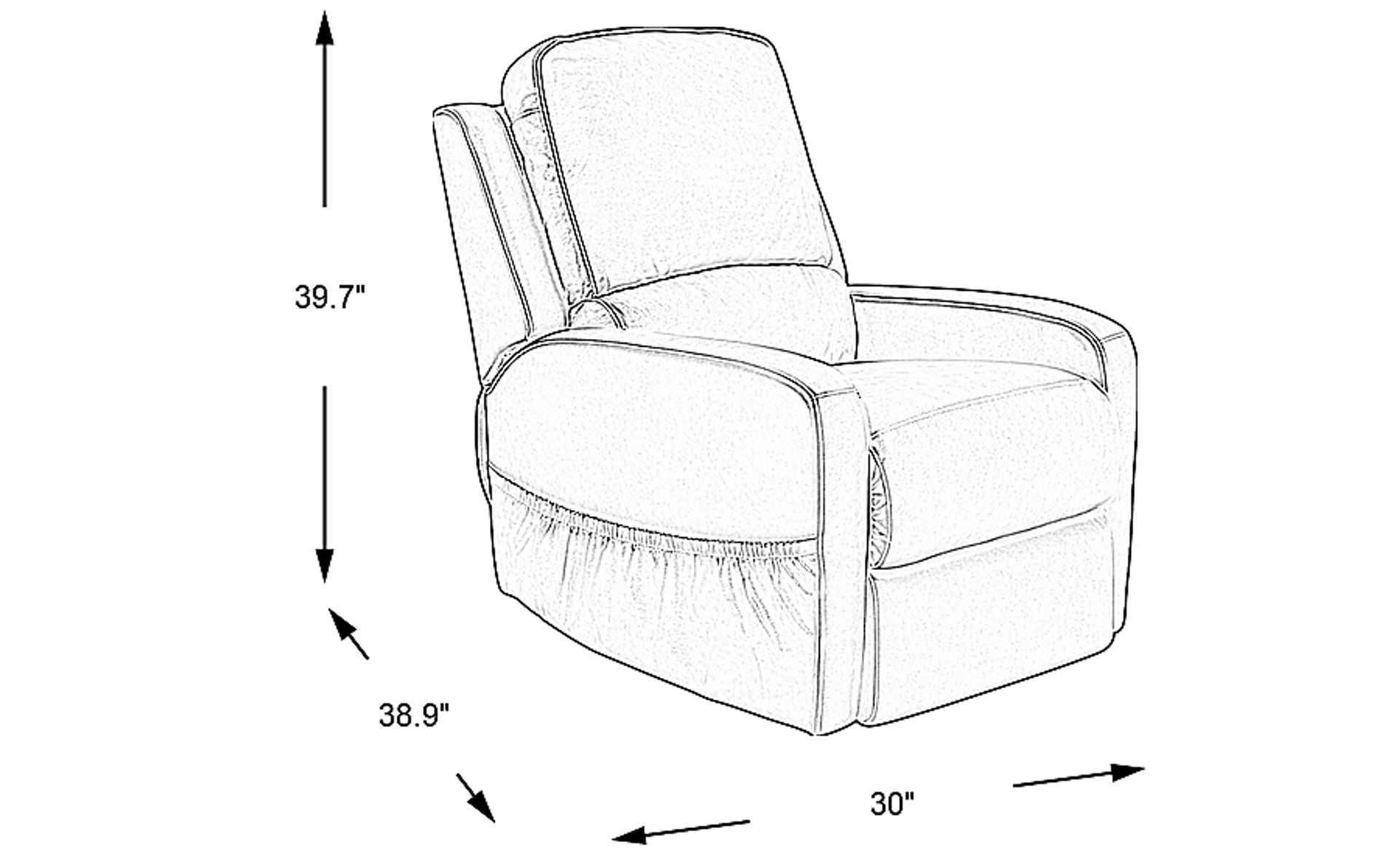 Dimension Image. Please refer to the Dimension Tab on this page for dimension details.