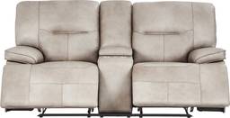 reclining console loveseat
