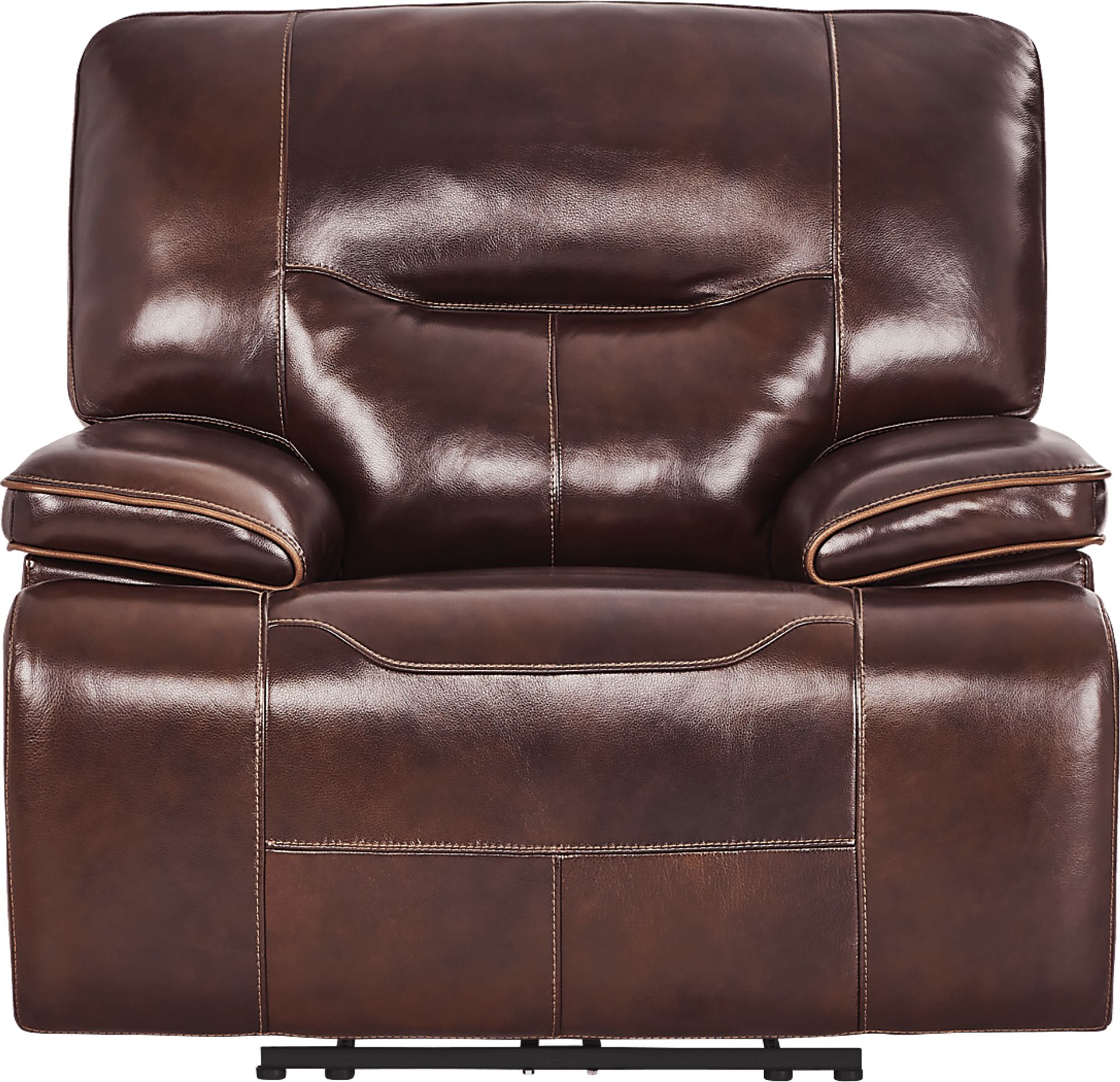 Caletta Way Merlot Leather Dual Power Recliner - Image 2