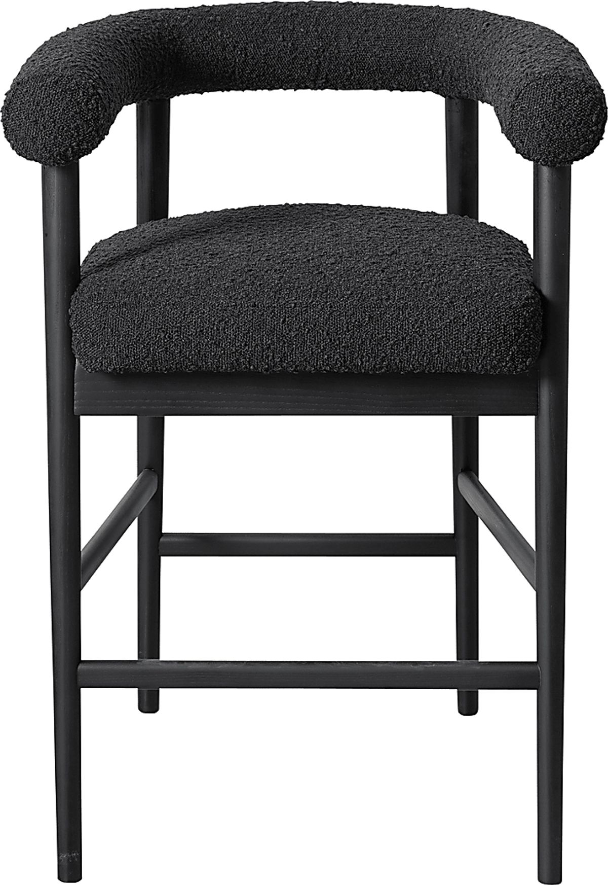 Calewood Black Polyester Fabric Counter Stool | Rooms to Go