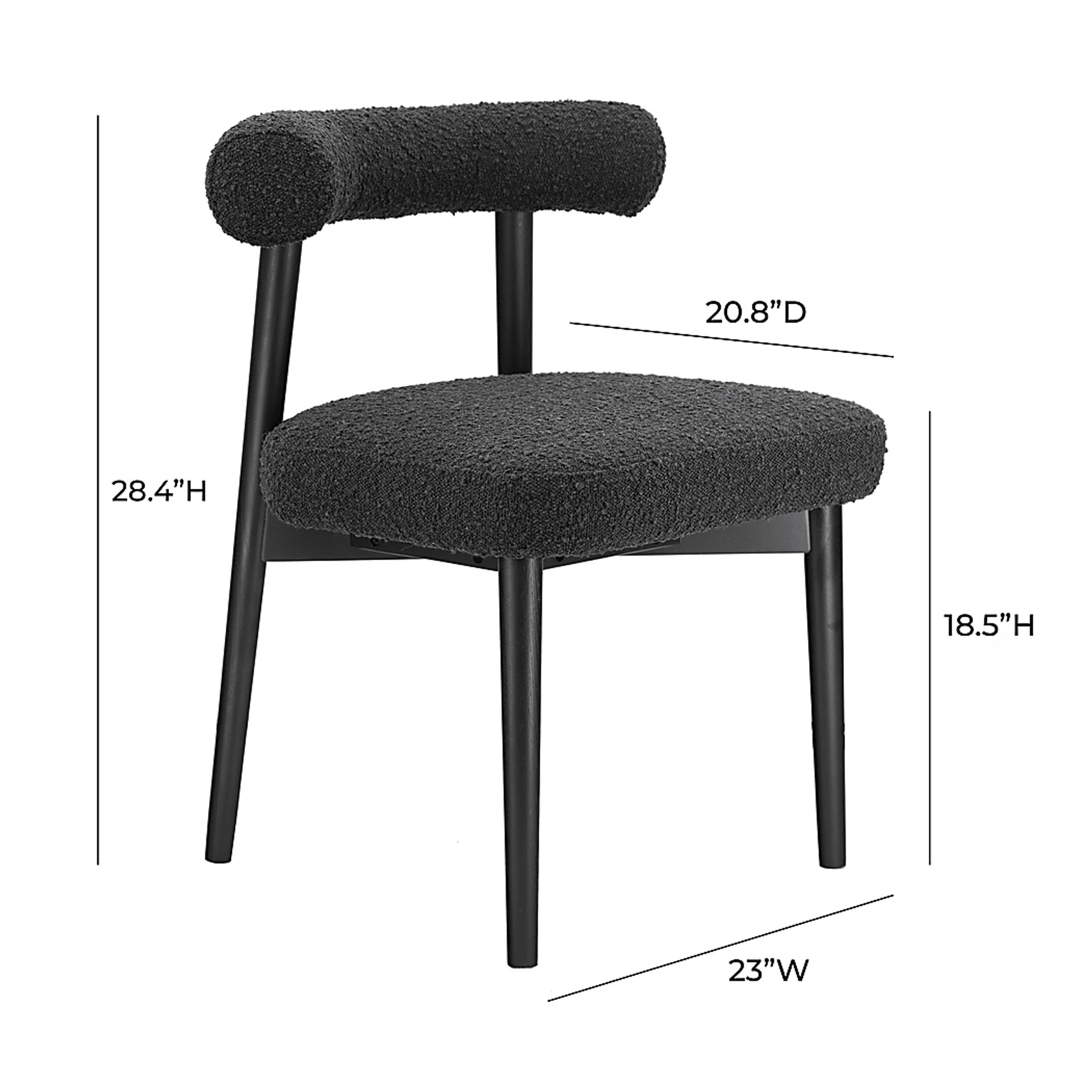 Calewood Black Side Chair - Image 6