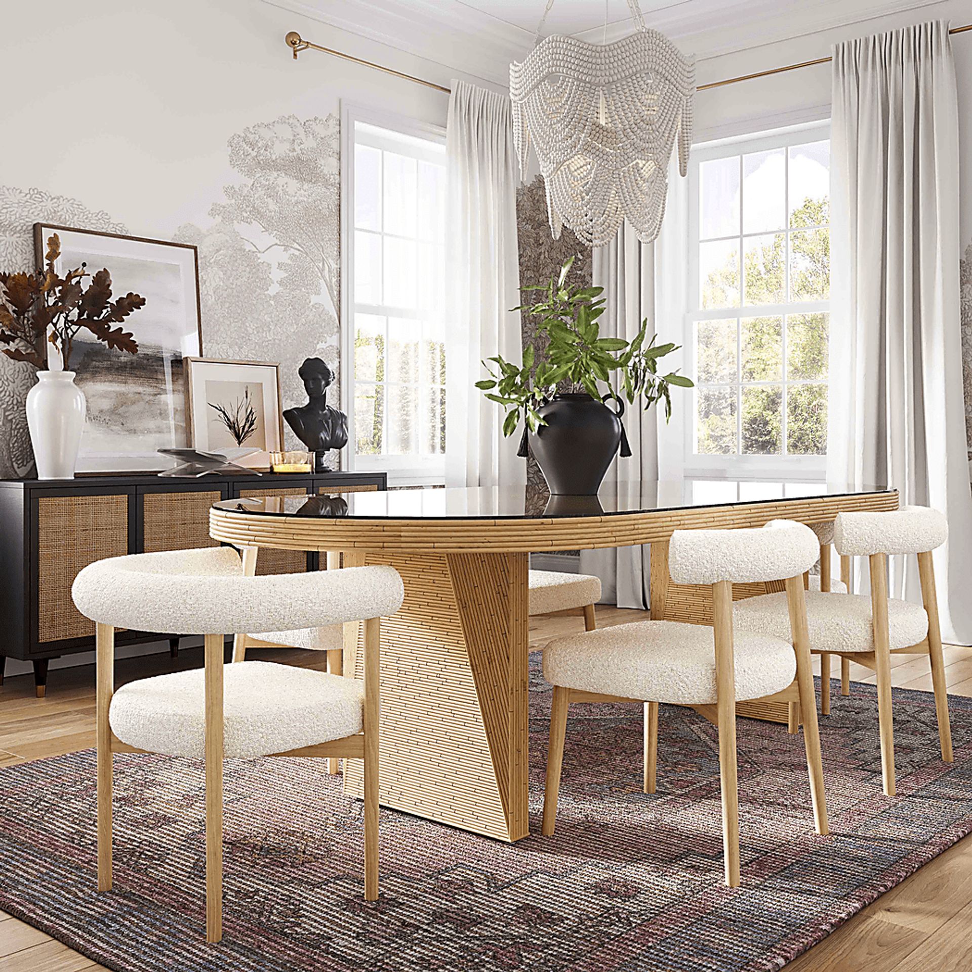 Calewood Cream Side Chair - Image 2