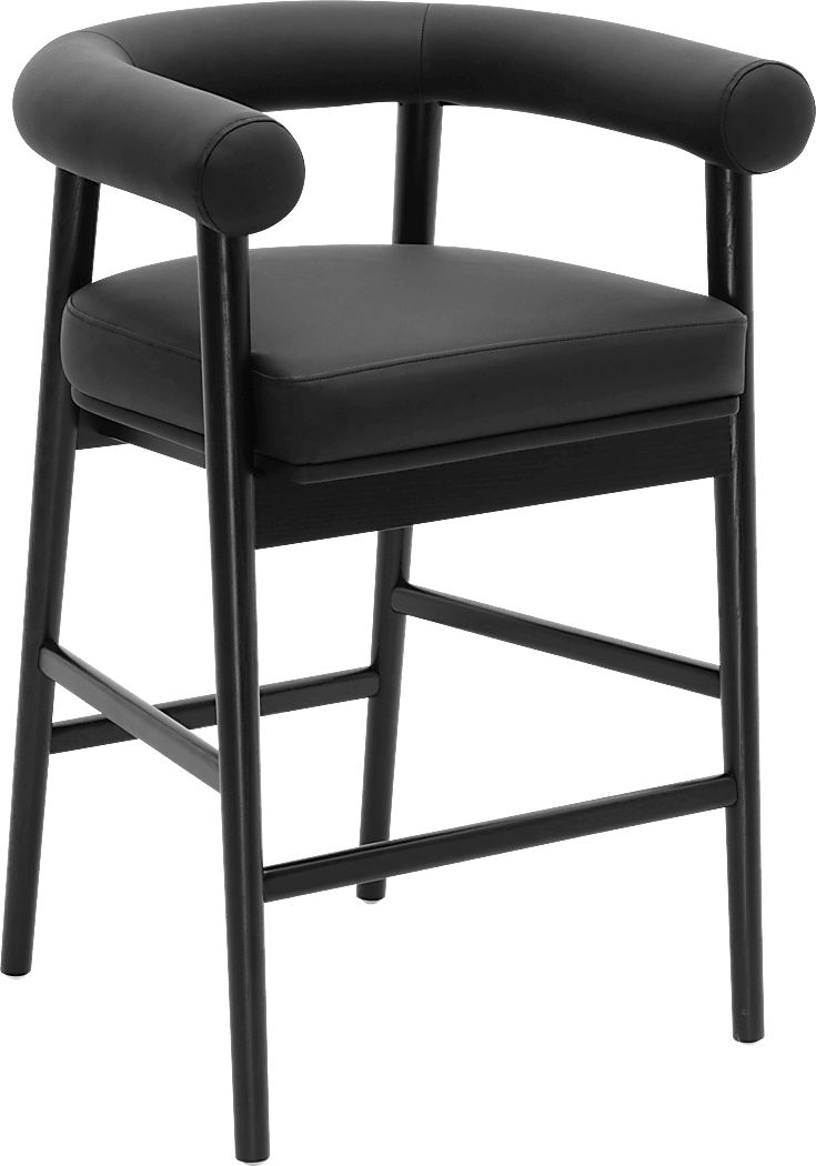 Calewood II Black Counter Height Stool