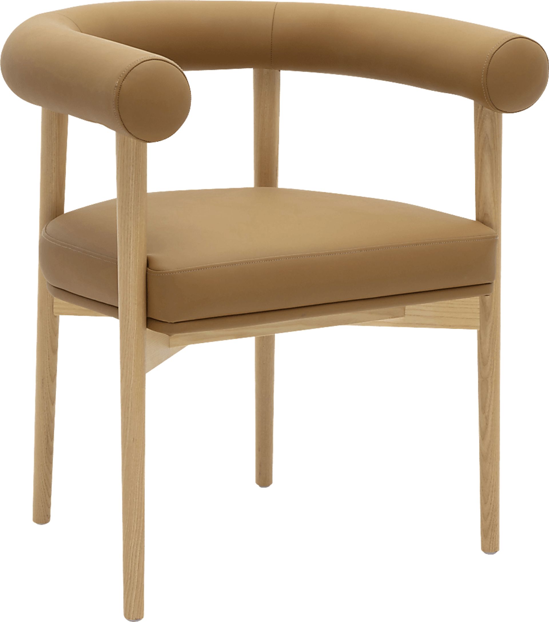 Calewood II Cognac Arm Chair - Image 1