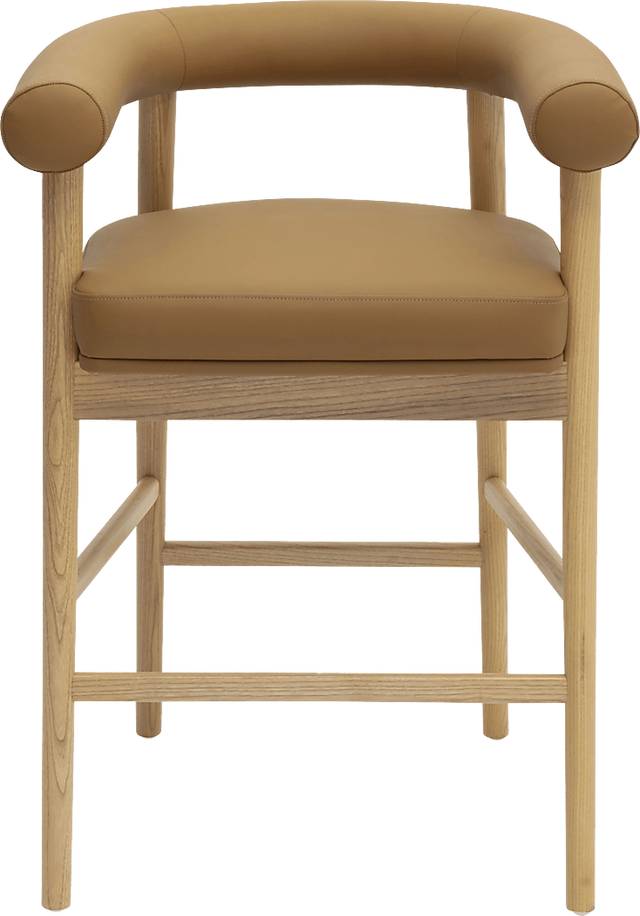Calewood II Cognac Counter Height Stool - Thumbnail - Image 3