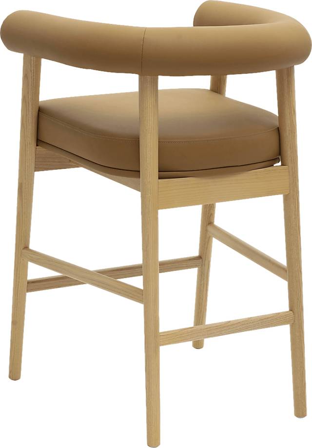 Calewood II Cognac Counter Height Stool - Thumbnail - Image 4