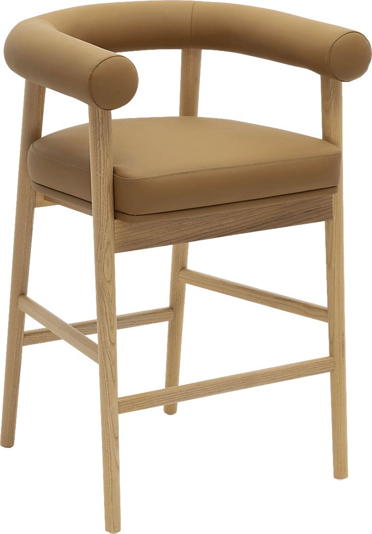 Calewood II Cognac Counter Height Stool