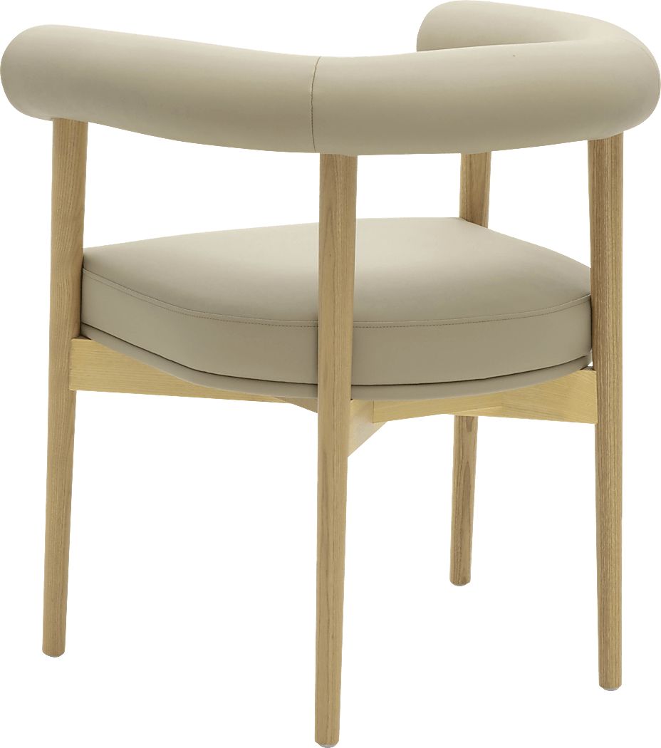 Calewood II Taupe Arm Chair - Thumbnail 2